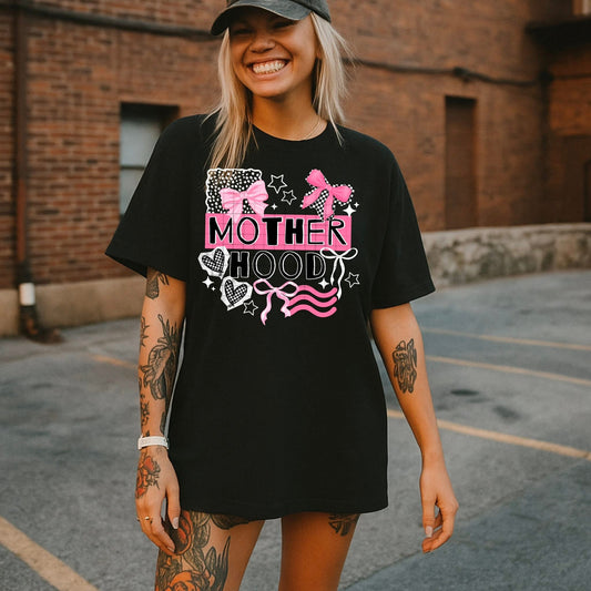 Motherhood White DTF Transfer