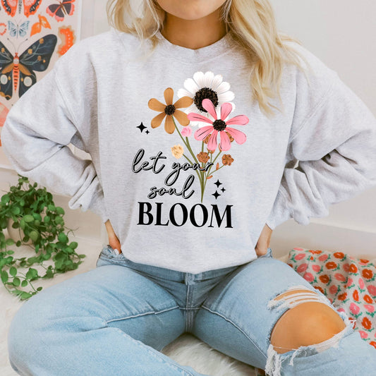 Soul Bloom Black DTF Transfer