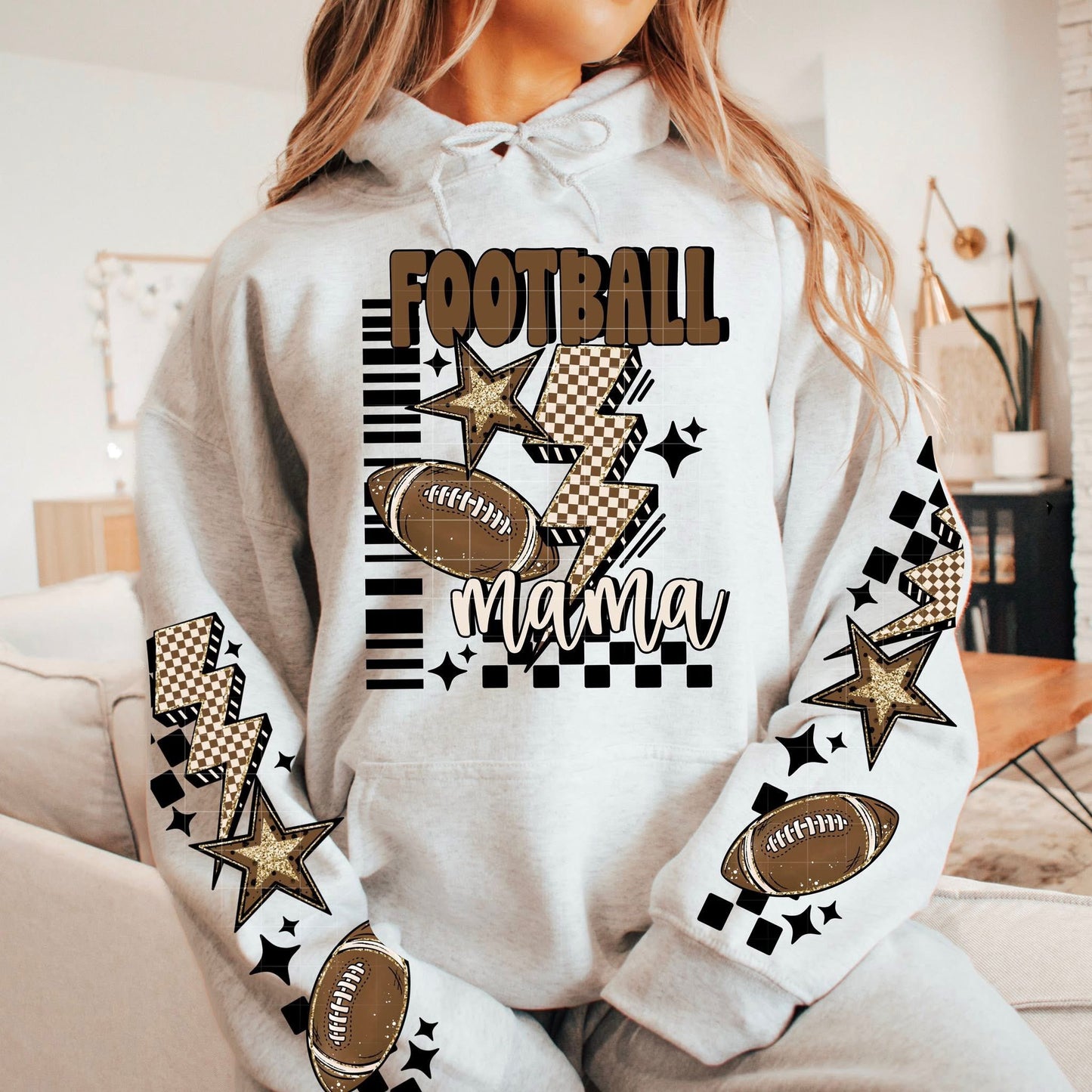 Retro Football Mama DTF Transfer