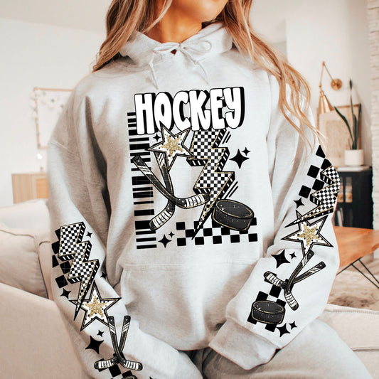 Retro Hockey DTF Transfer