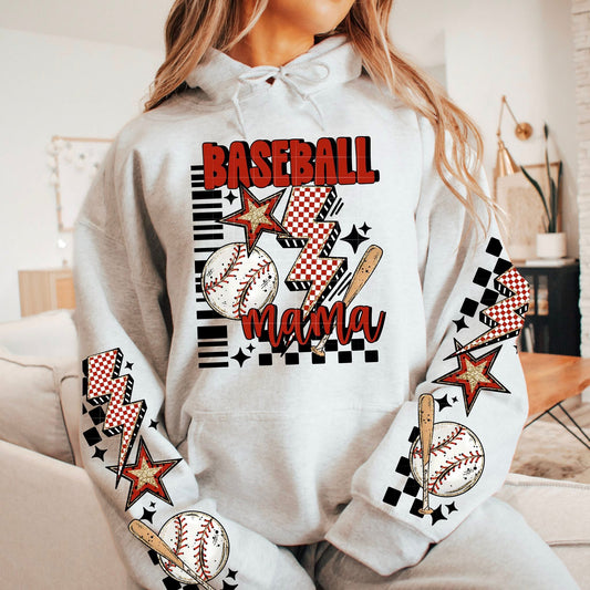 Retro Baseball Mama DTF Transfer