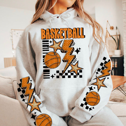 Retro Basketball DTF Transfer