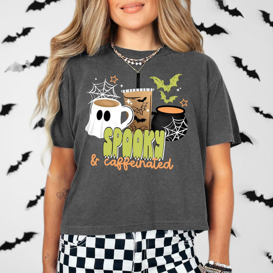 Spooky Caffeinated Mugs DTF Transfer