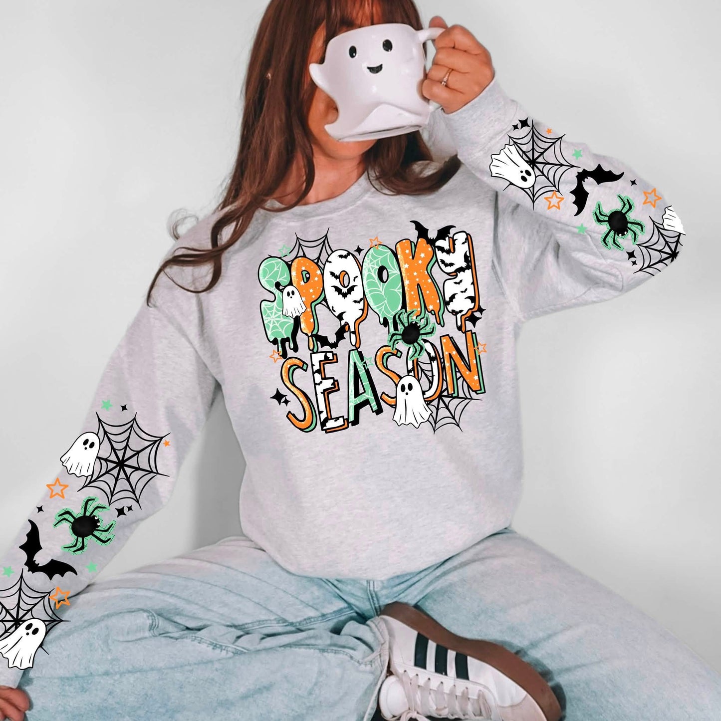 Spooky Season Teal DTF Transfer
