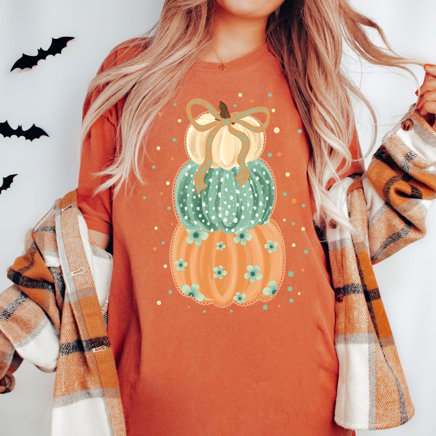 Pumpkin Stack DTF Transfer