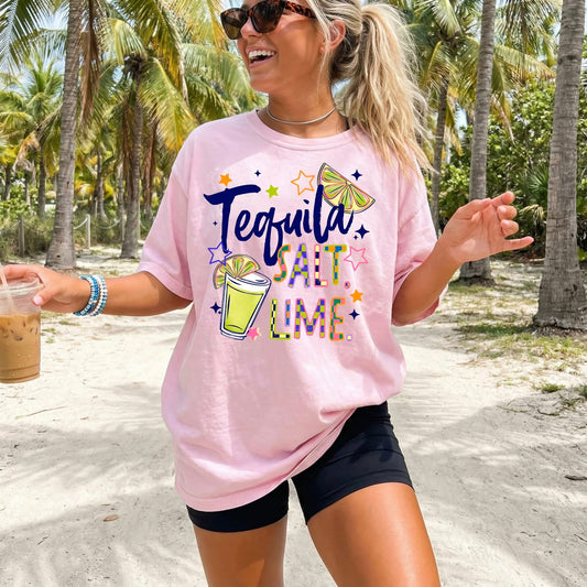 Tequila Salt Lime DTF Transfer