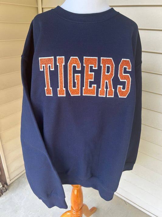 Embroidered Tigers Sweatshirt