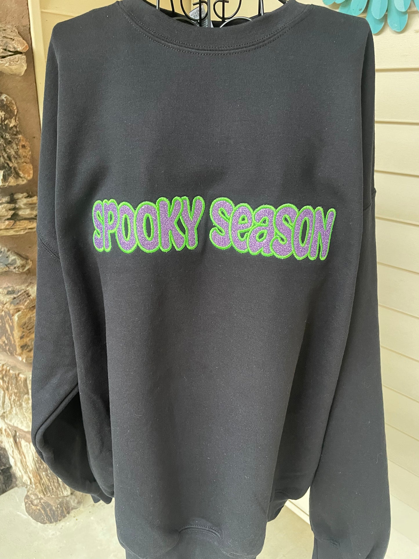 Spooky Season Embroidered Sweatshirt