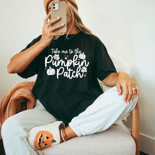 Pumpkin Patch Black Shirt