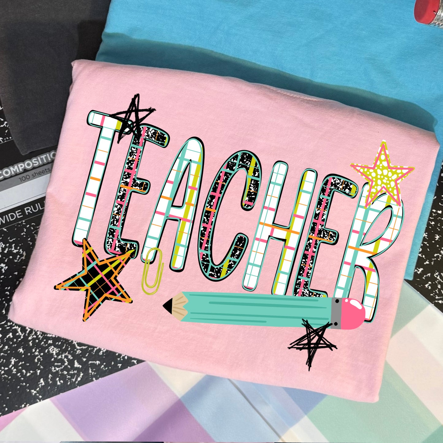 Teacher Stars DTF Transfer