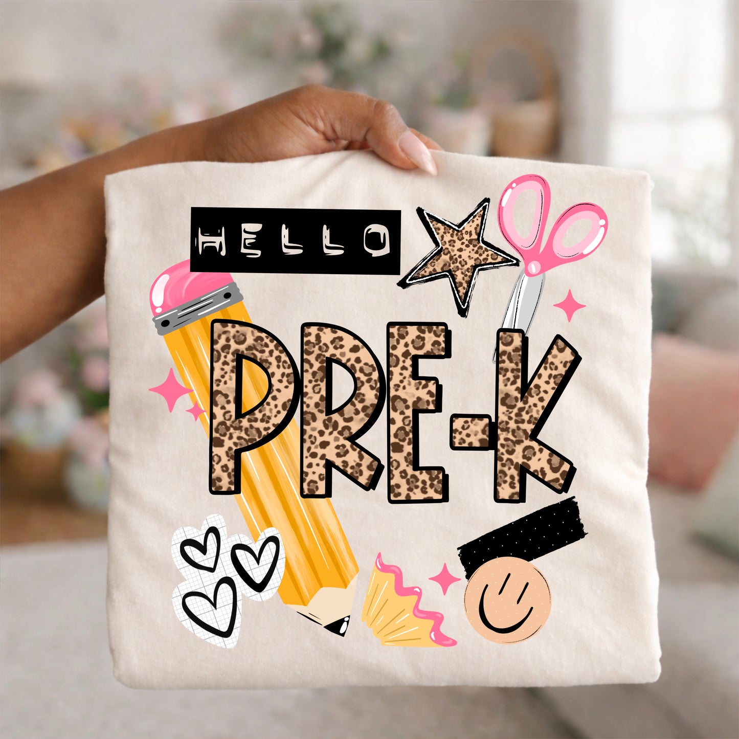 Hello Pre-K DTF Transfer