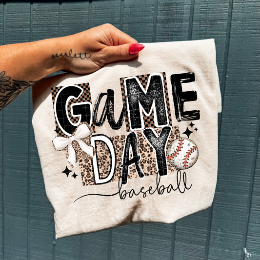 Game Day Baseball DTF Transfer