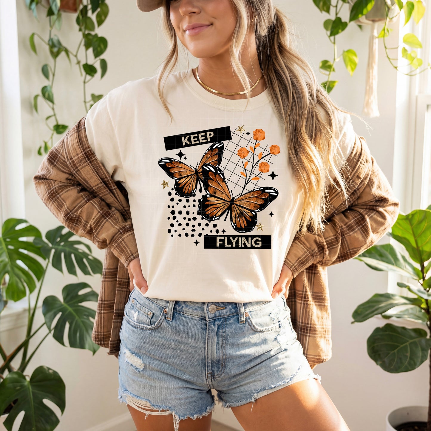 Flying Butterflies DTF Transfer