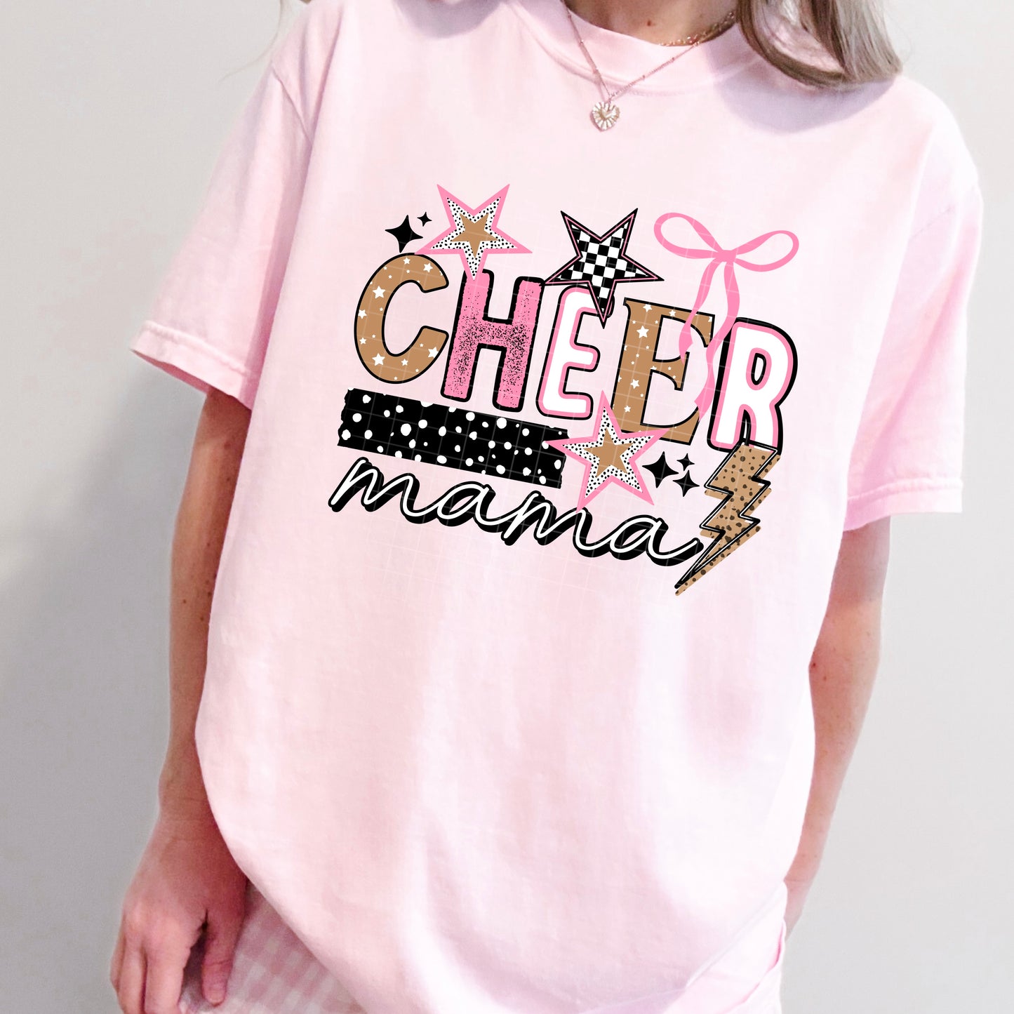 Pink Cheer Mama DTF Transfer
