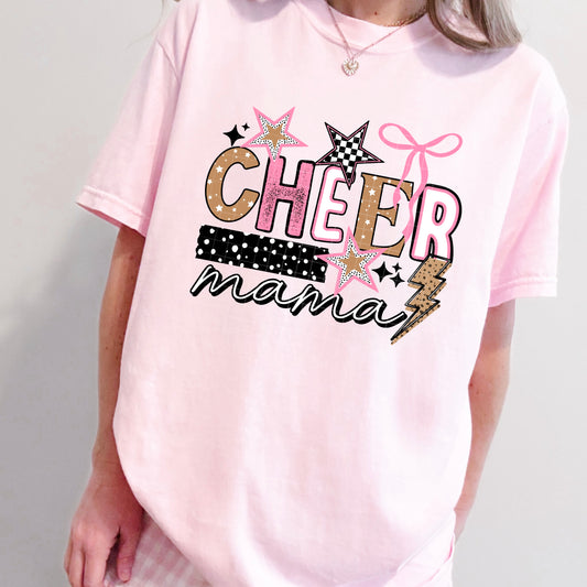 Pink Cheer Mama DTF Transfer