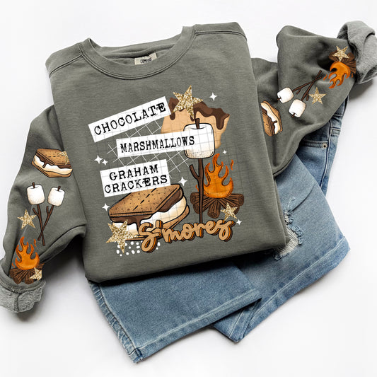 Smores White DTF Transfer