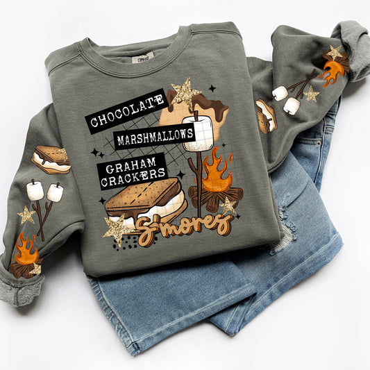 Smores Black DTF Transfer