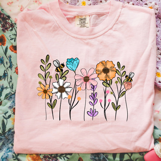 Flower Stems DTF Transfer