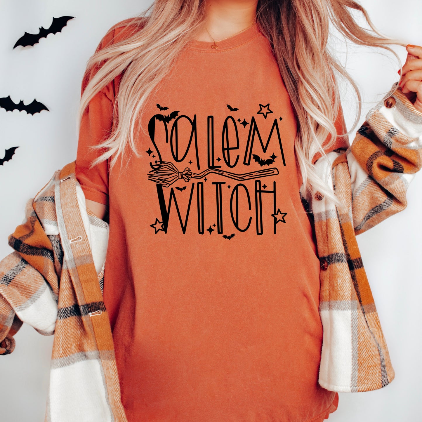 Salem Witch Black DTF Transfer