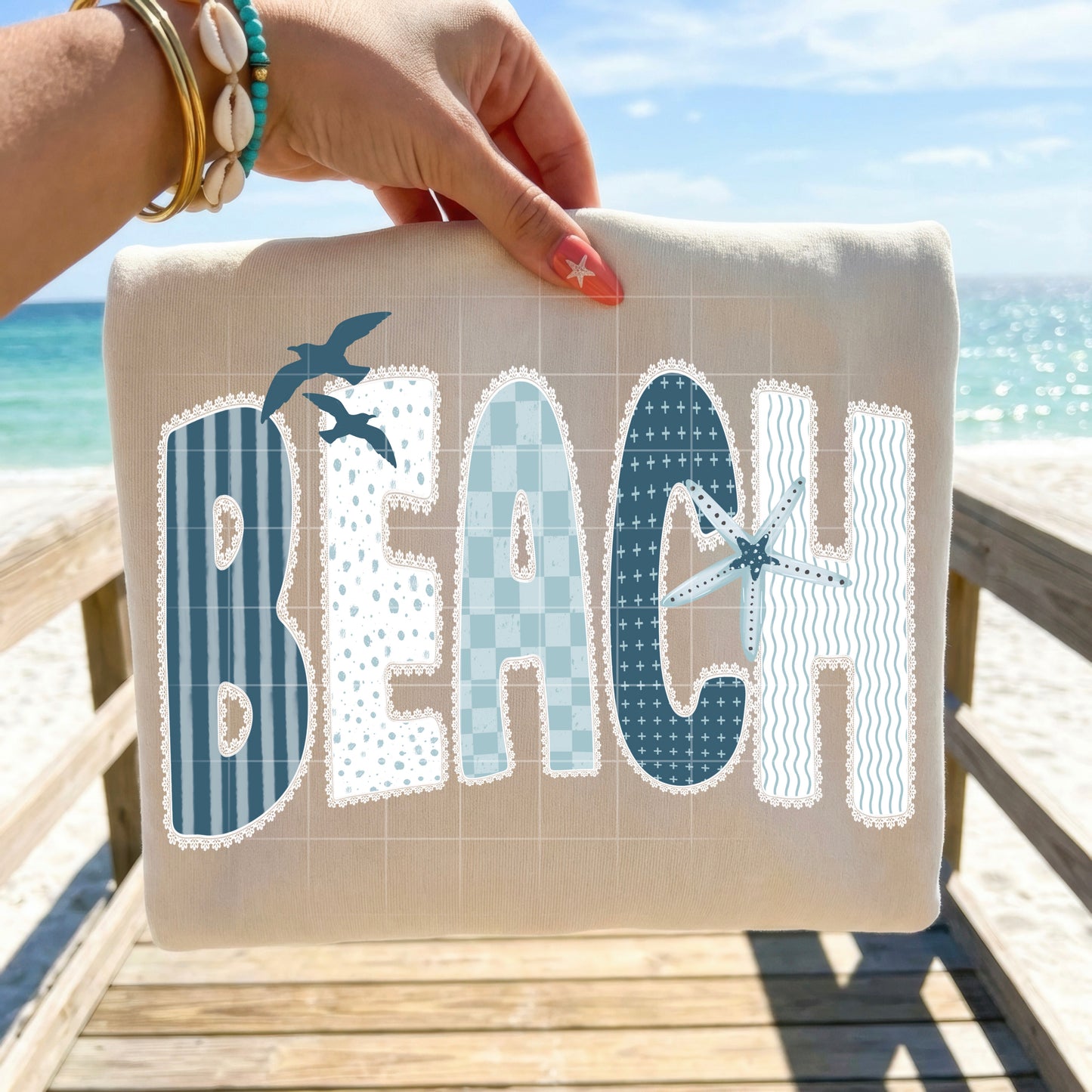 Beach DTF Transfer
