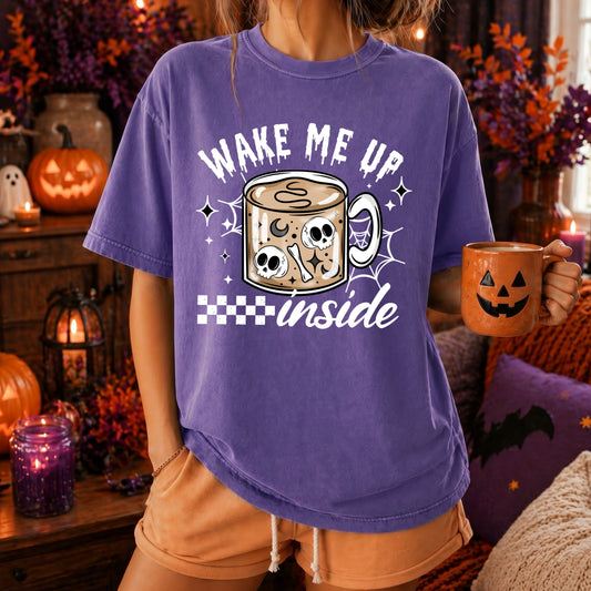 Wake Me Up White DTF Transfer
