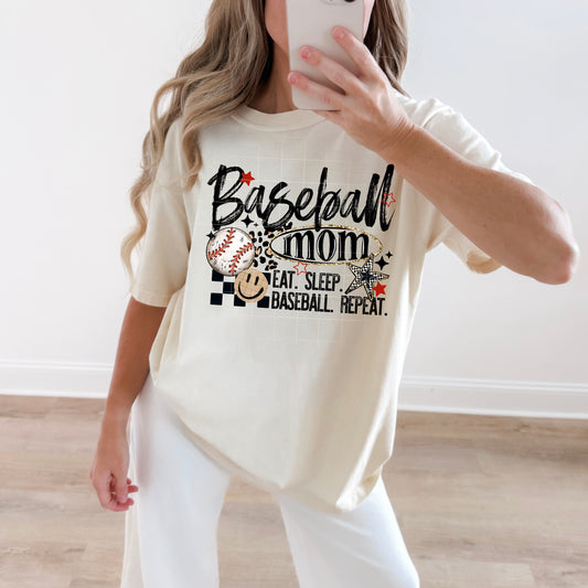 Baseball Mom DTF Transfer
