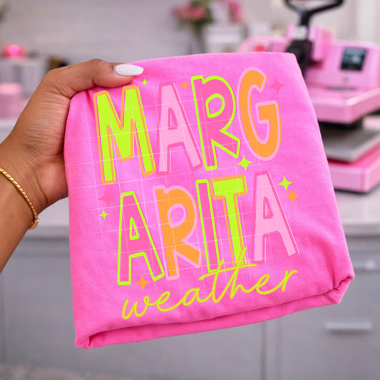 Margarita Weather DTF Transfer