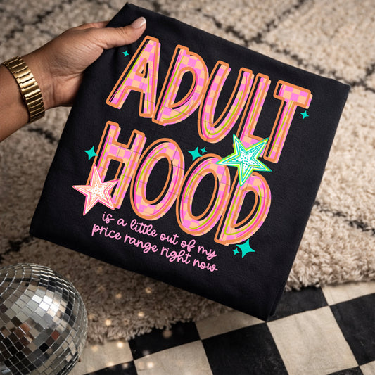 Adult Hood Expensive DTF Transfer