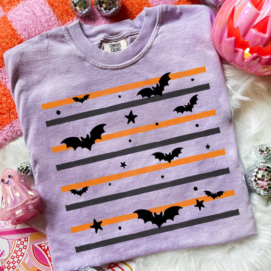Black Bats Halloween DTF Transfer