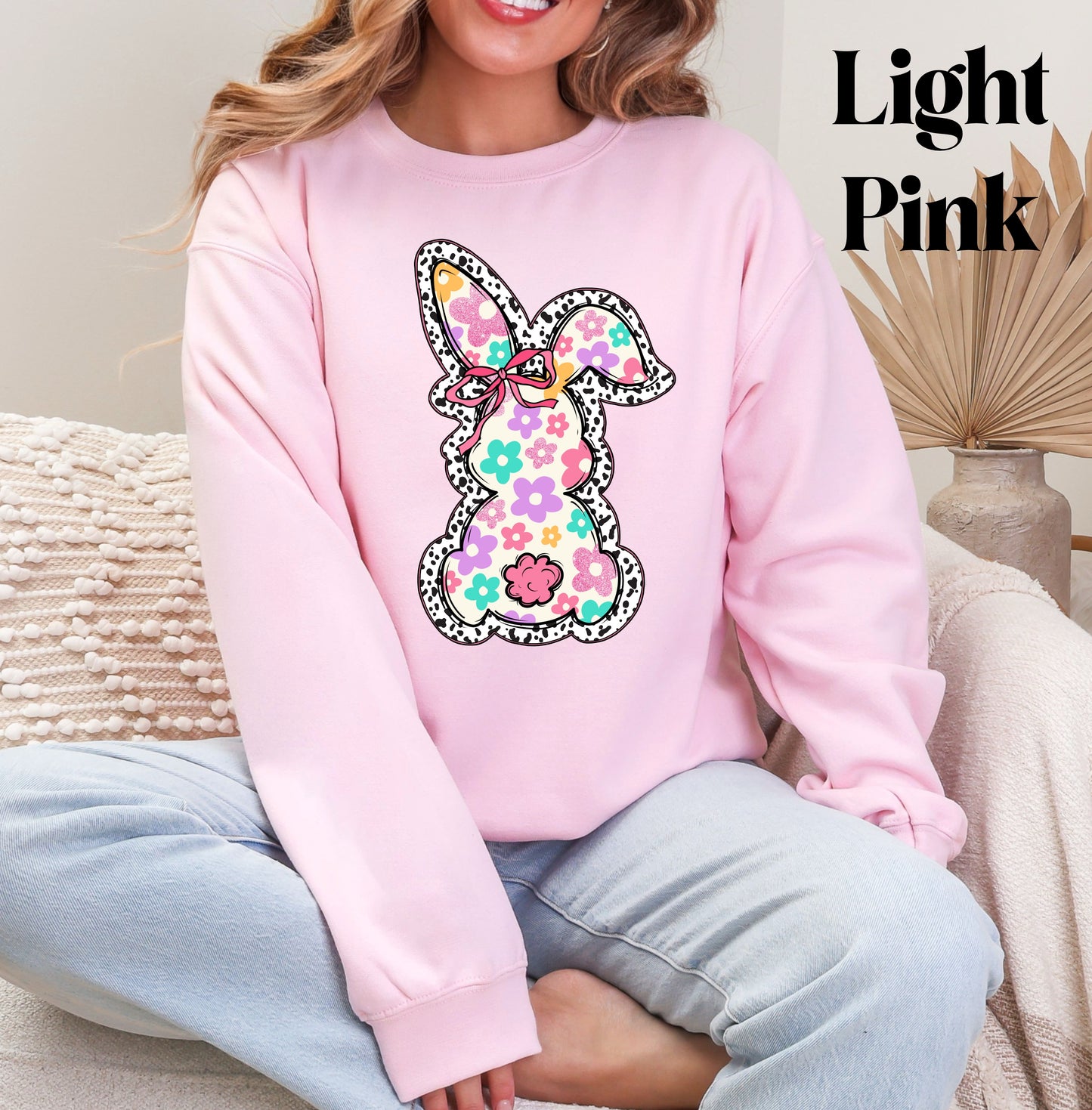 Floral Bunny Bow Shirt