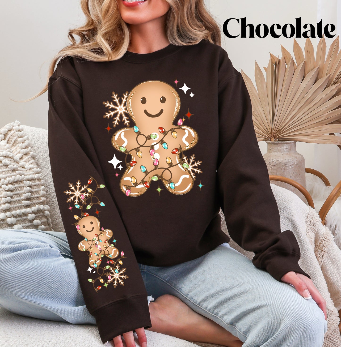 Gingerbread Lights Sweatshirt
