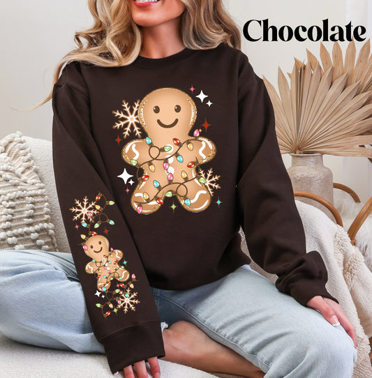 Gingerbread Lights Sweatshirt