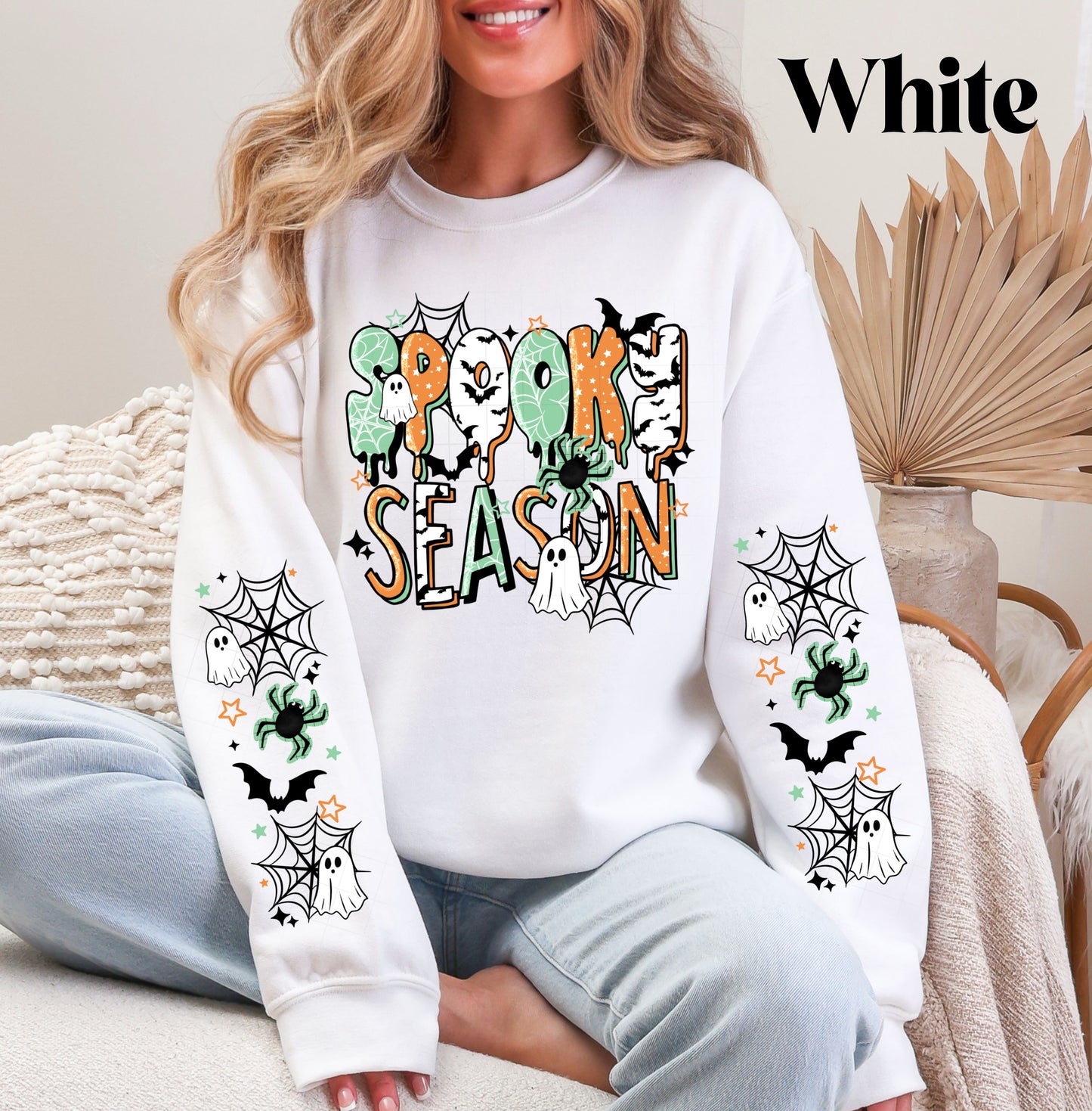 Spooky Season Mint Sweatshirt