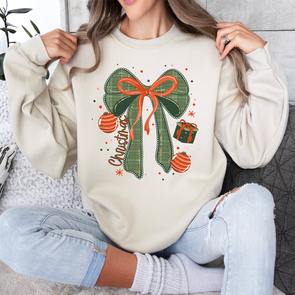 Christmas Bow Shirt