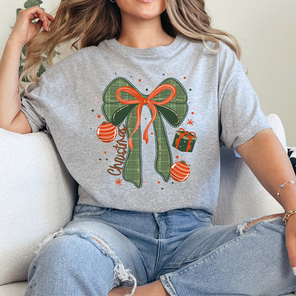 Christmas Bow Shirt