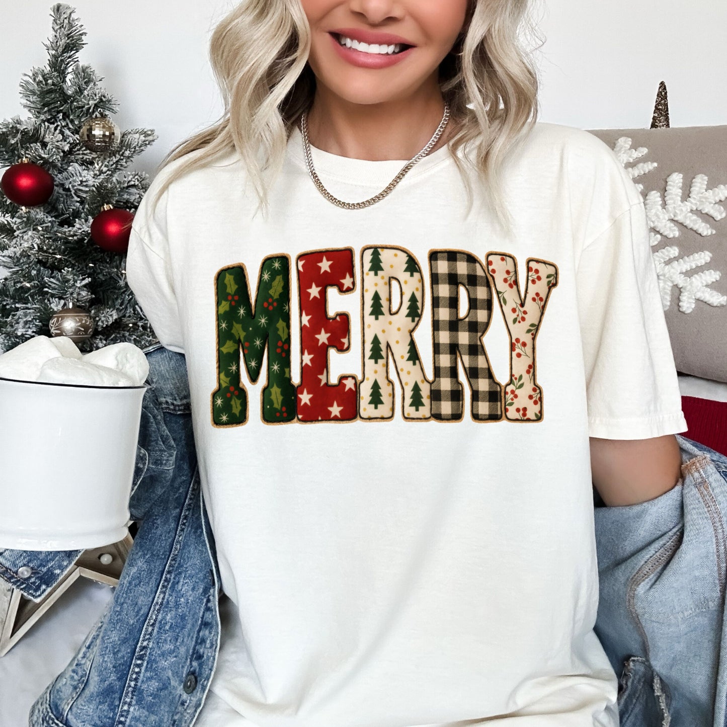 Merry Patchwork Shirt