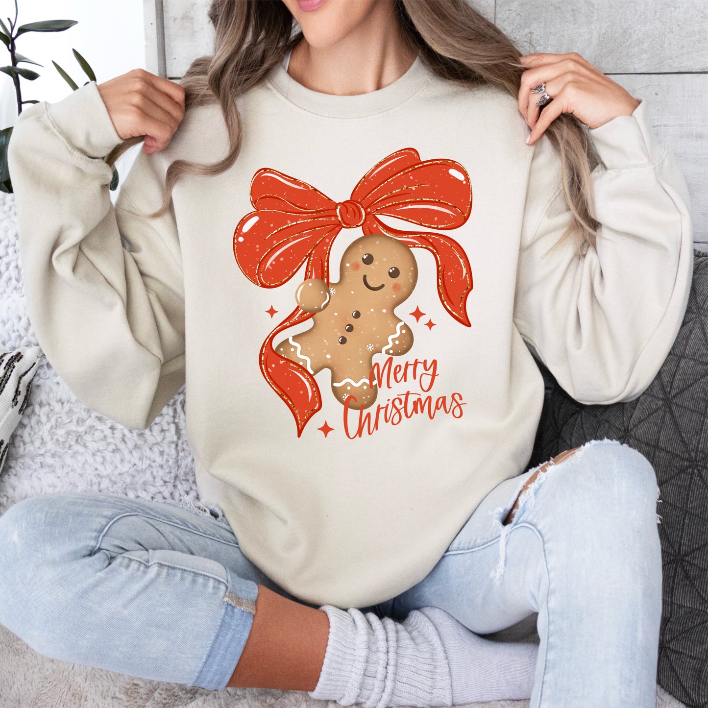 Gingerbread Bow Shirt