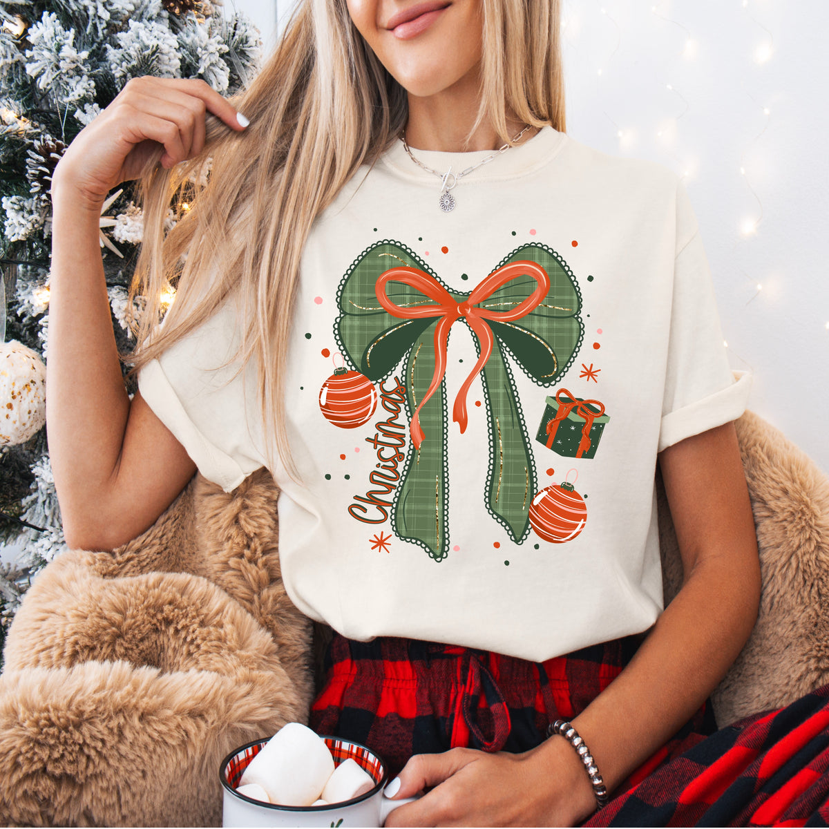 Christmas Bow Shirt