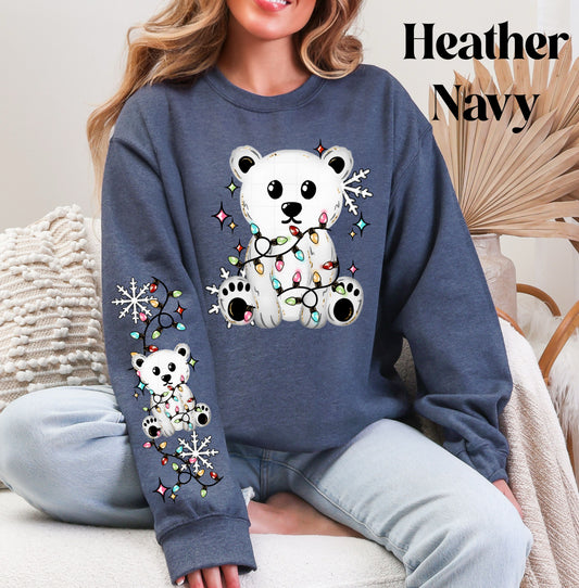 Polar Bear Lights Sweatshirt