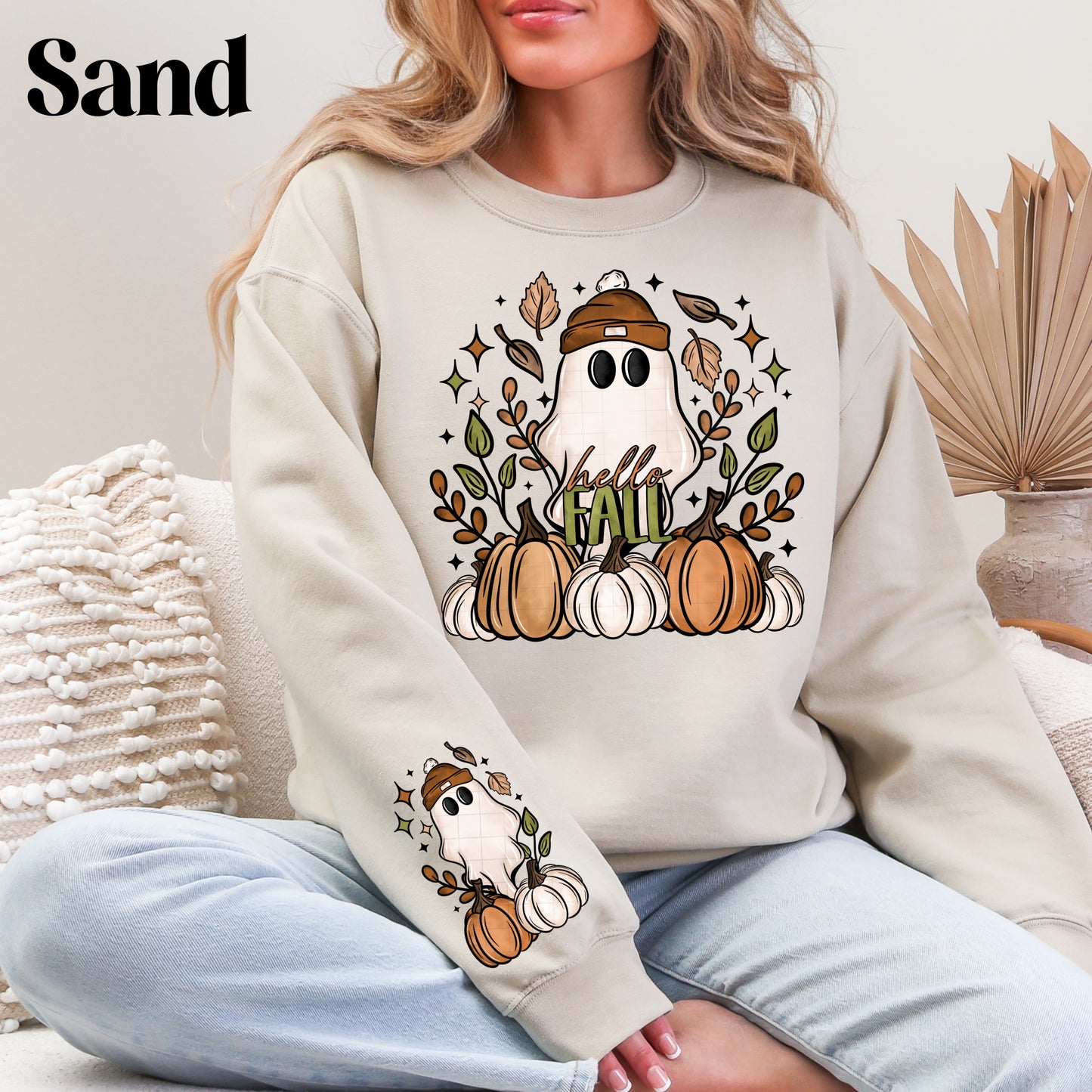Hello Fall Ghost Sweatshirt