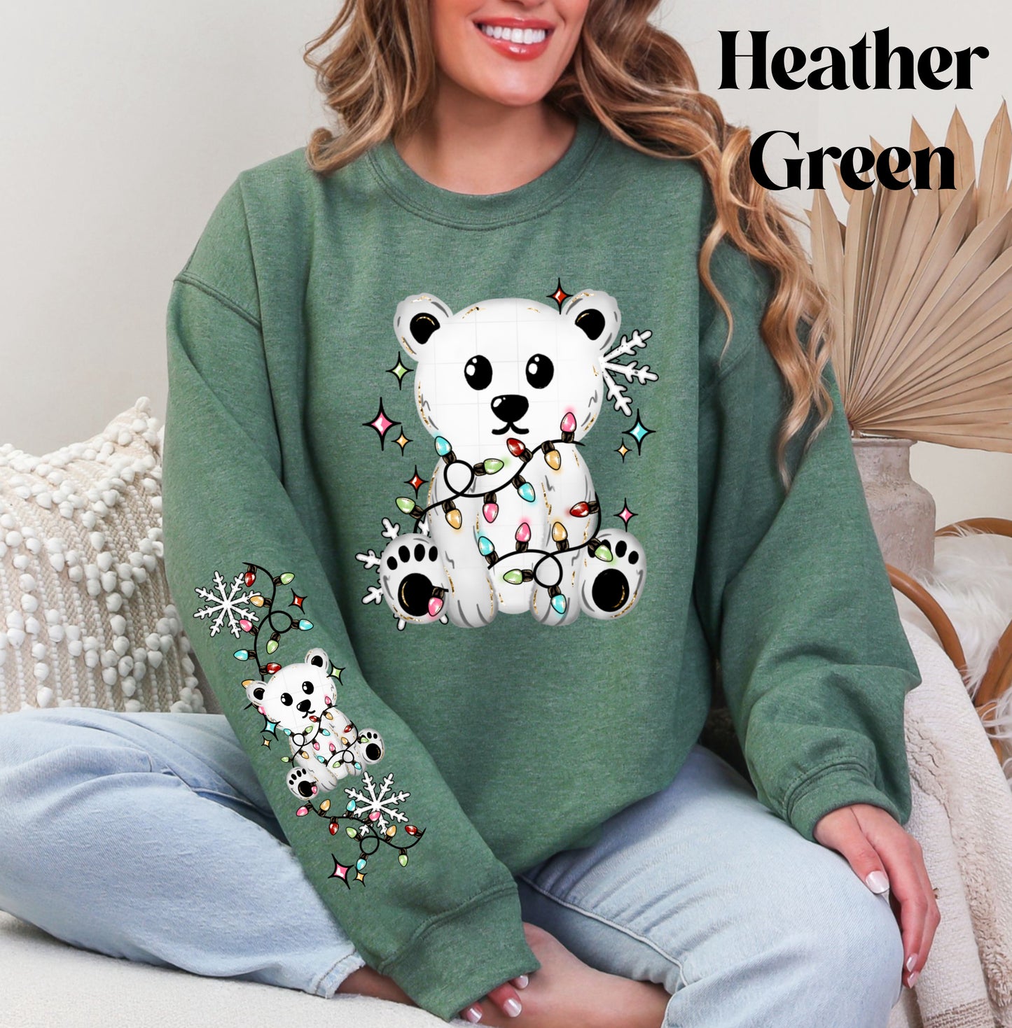 Polar Bear Lights Sweatshirt