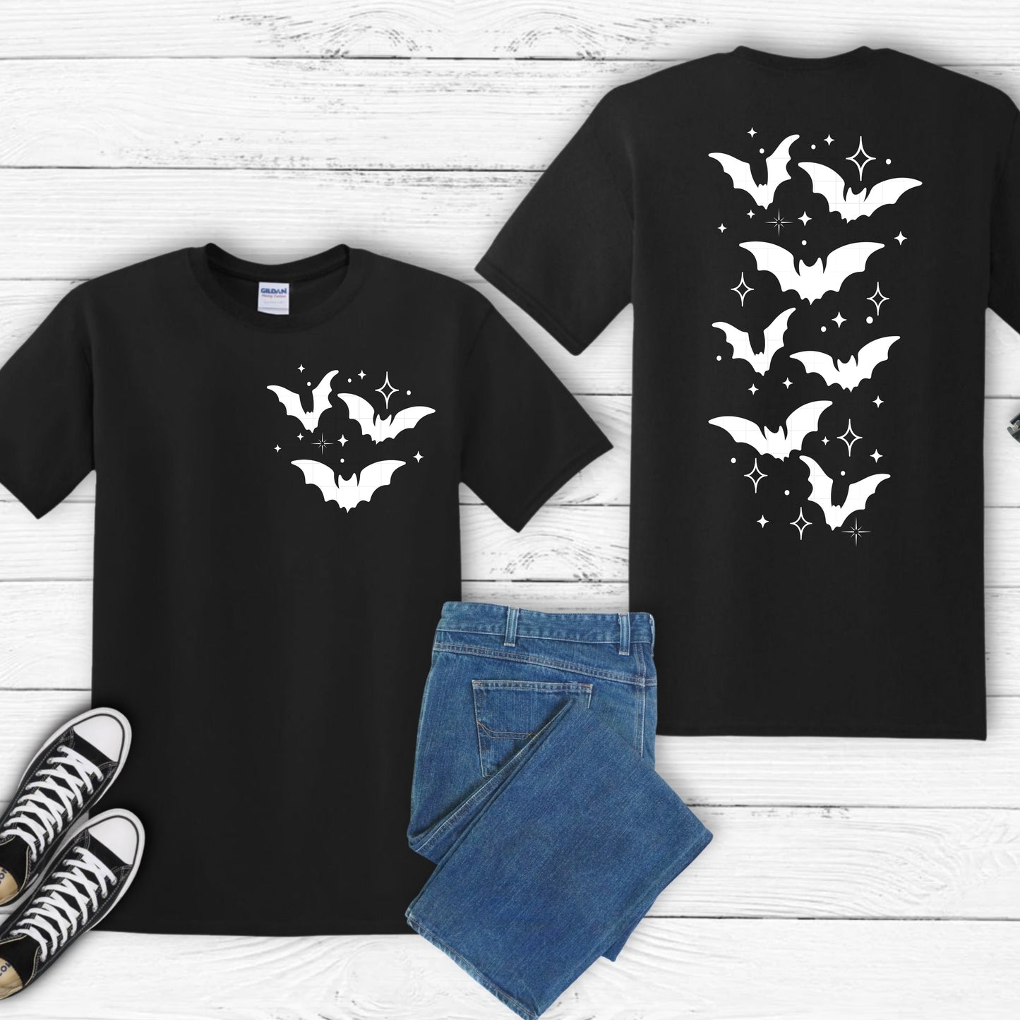 Bats Front and Back Shirt