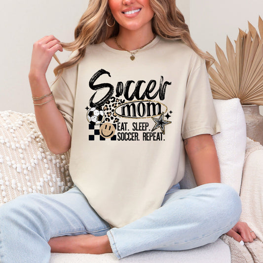 Soccer Mom Smiley T-Shirt