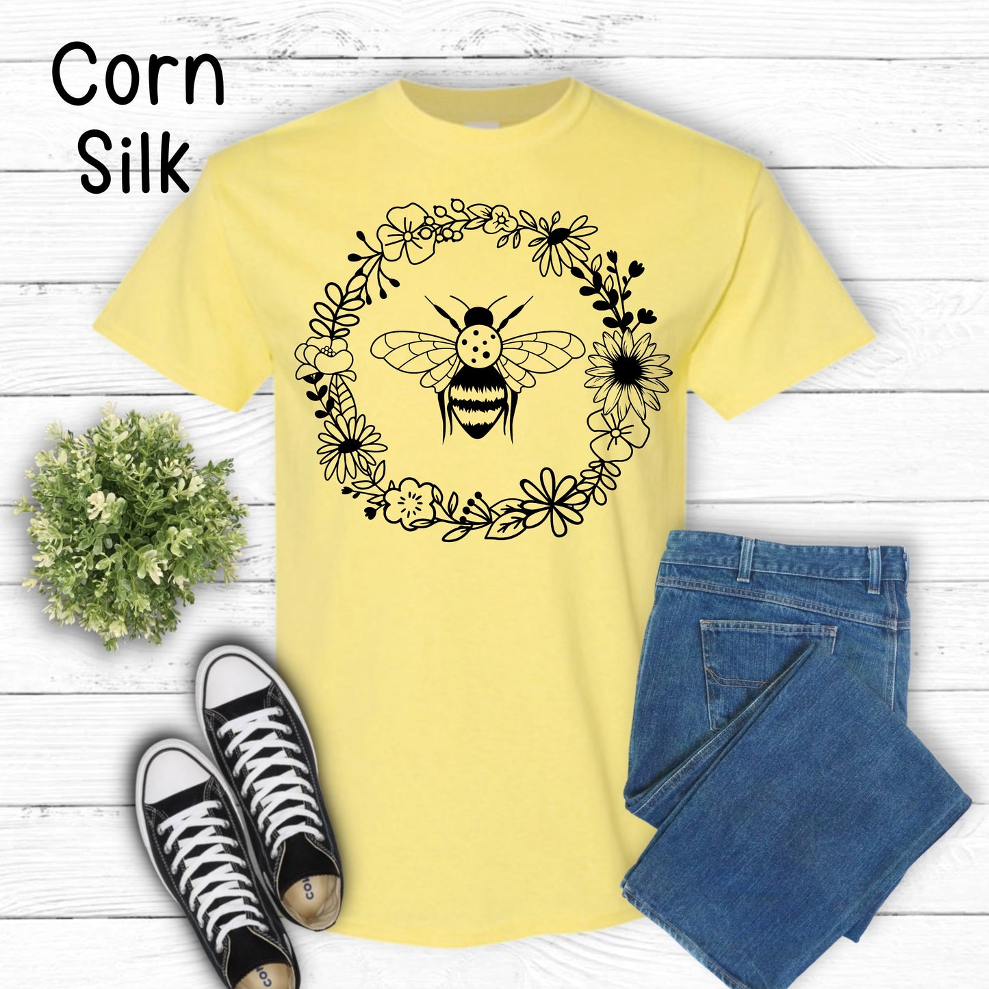 Floral Bee T-Shirt