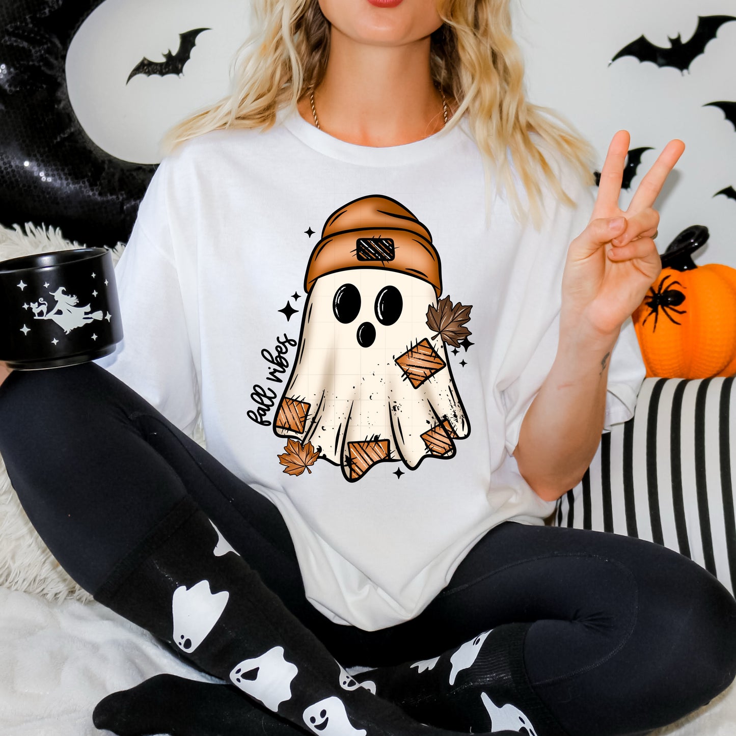 Fall Vibes Ghostie Shirt