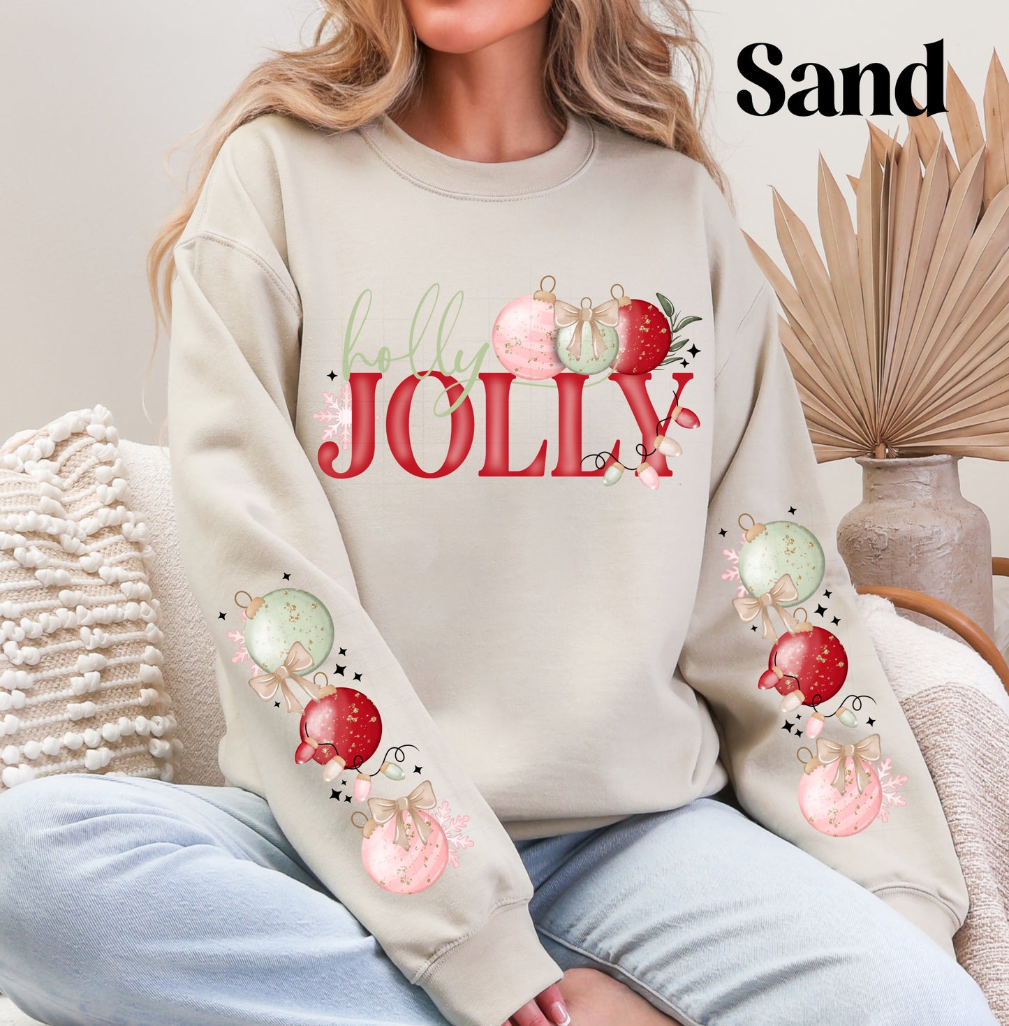 Holly Jolly Baubles Sweatshirt