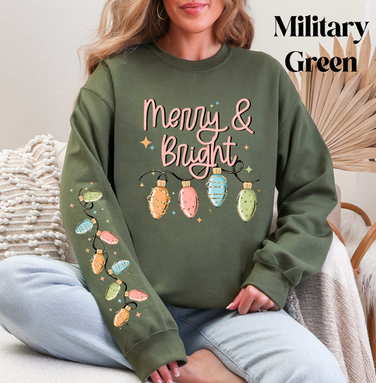 Merry Bright Lights Sweatshirt