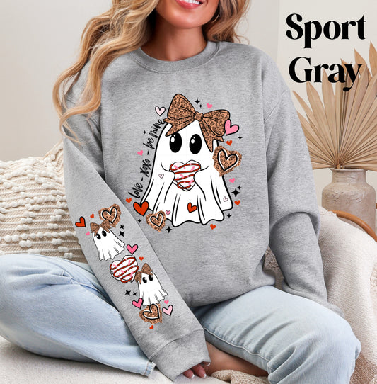 Valentines Ghost Sweatshirt