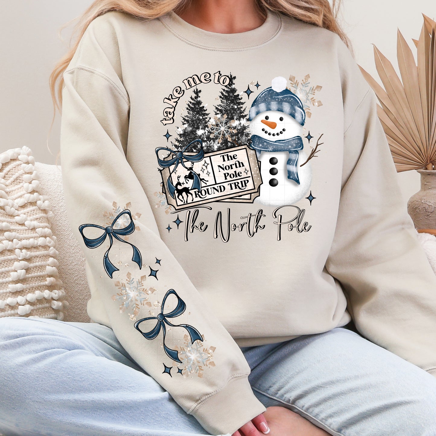 North Pole Snowman Sweatshirt