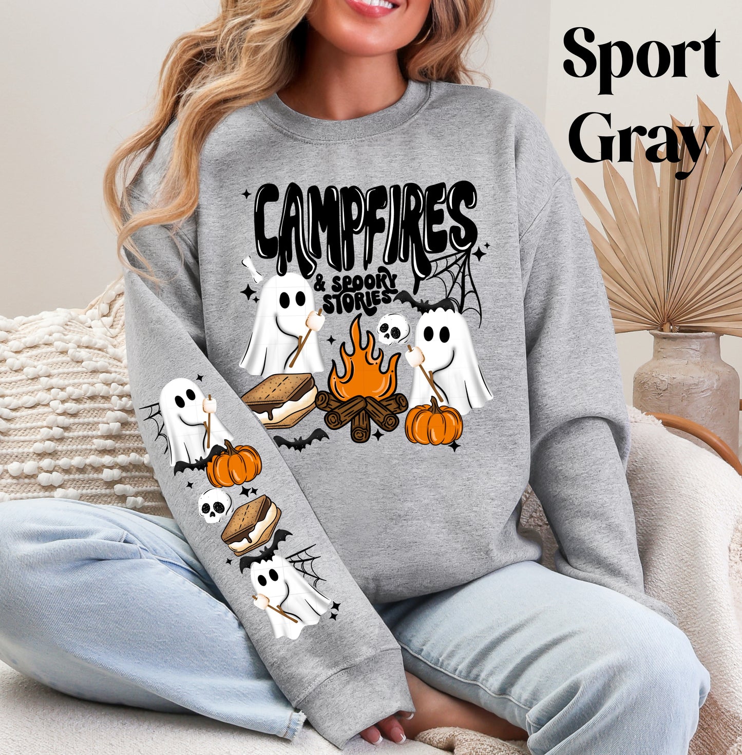 Campfires Spooky Stories Sweatshirt